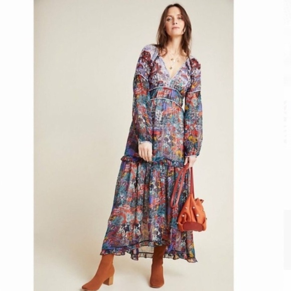 Maeve “Annabella” Maxi Dress Size 4 Excellent Condition! - Picture 2 of 10